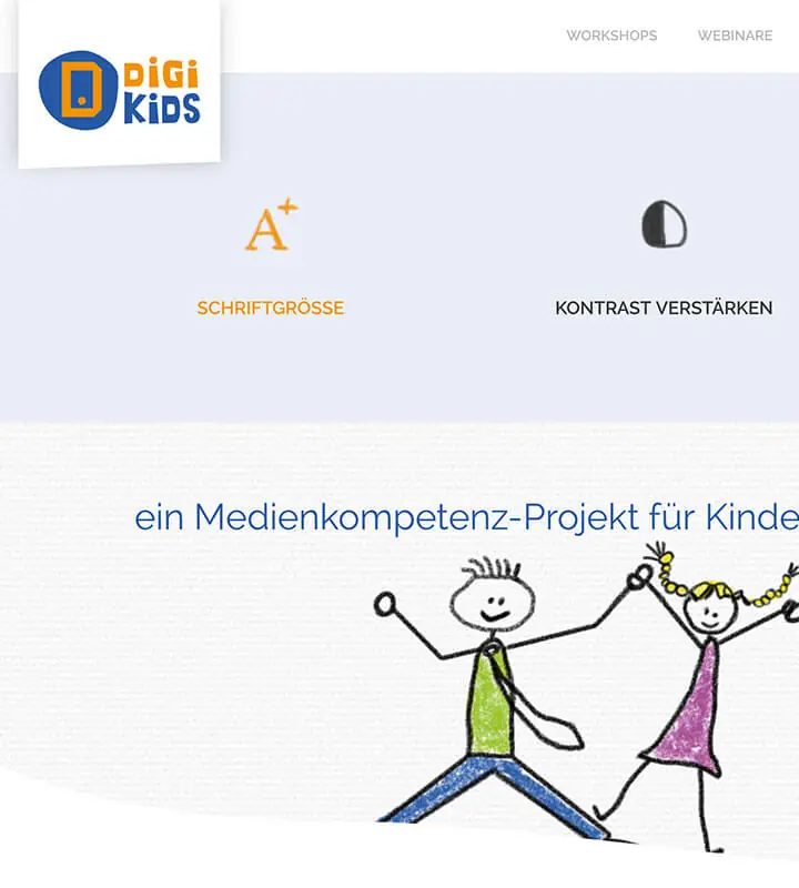 Projekt DigiKids Barrierefreiheit